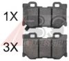 NISSA D4060JL00E Brake Pad Set, disc brake